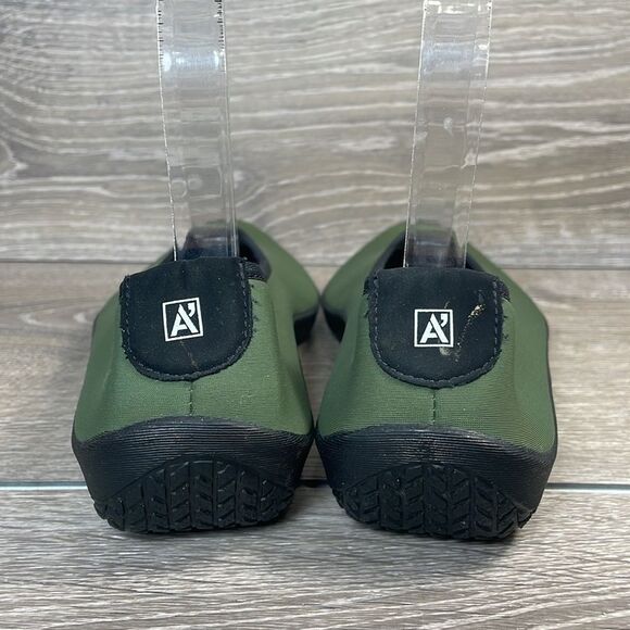 A’Rcopedico Lolita Women's Sz 6.5/EU 37 Green Stretchy Slip On Ballet Flats - Picture 4 of 13